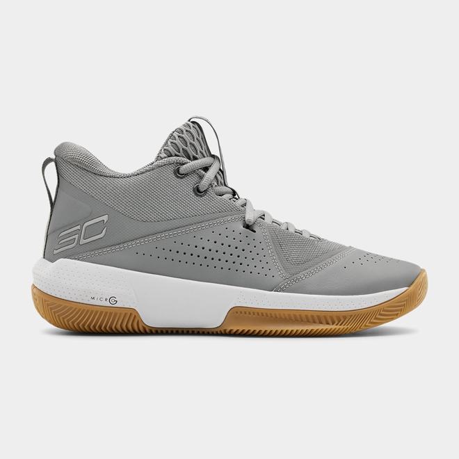 Under Armour SC 3ZER0 IV - Damske Basketbalove Topanky - Siva/Biele